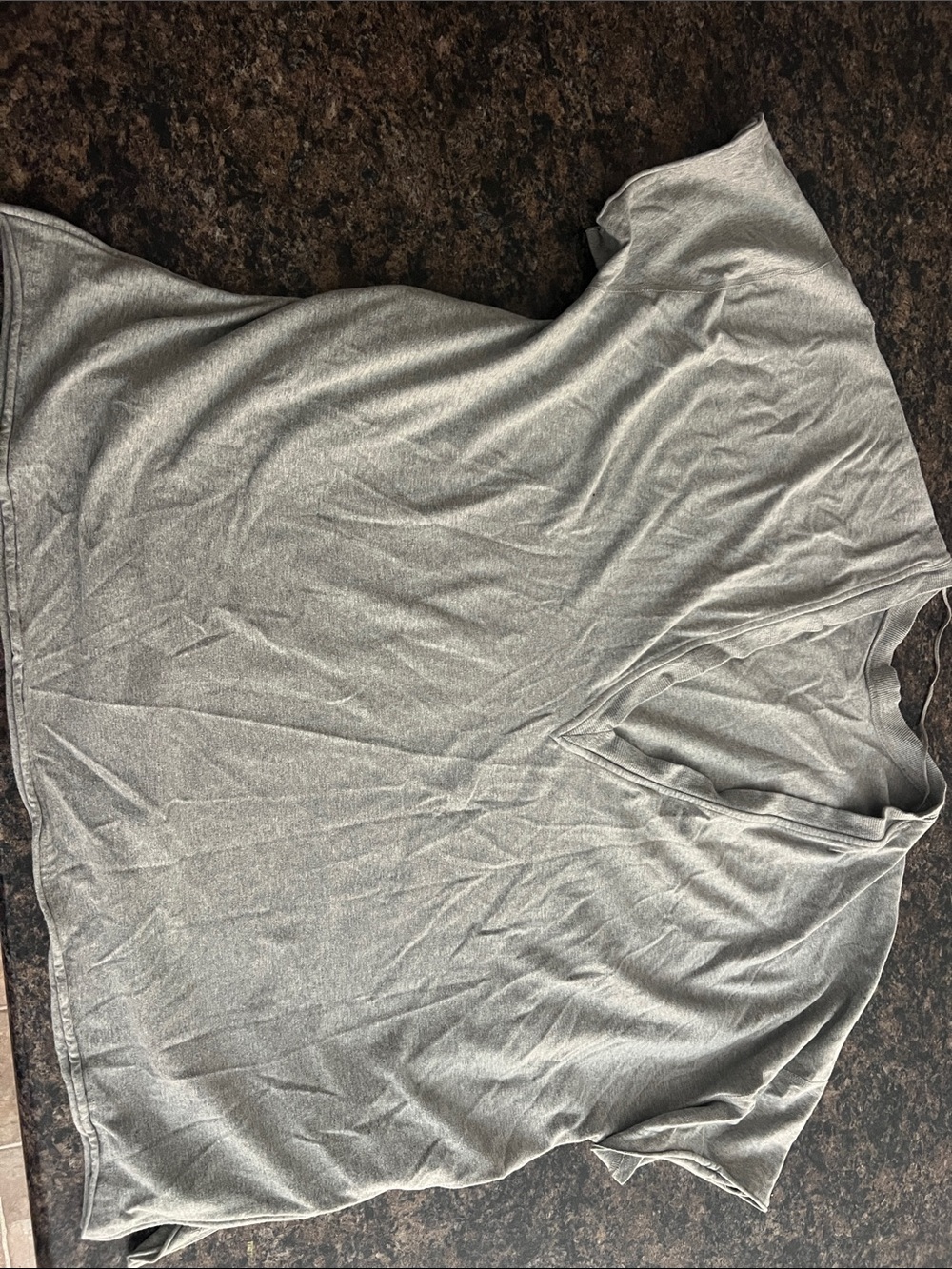 FP Movement by Free People Heather Gray V-Neck Short Sleeve Tee